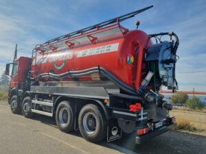 camion rojo